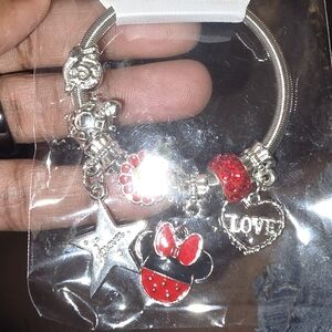 Disney Minnie Mouse Charm Bracelet